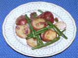 Pan Sauteed Potatoes & Green Beans