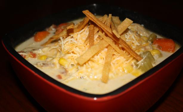 Eat Til You Bust Chicken Tortilla Soup. Photo by blueguitargirl1985