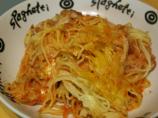Mama's Angel Hair Pie (Spaghetti Pie) for Two