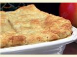 Low Fat Chicken Pot Pie With Puff Pastry!