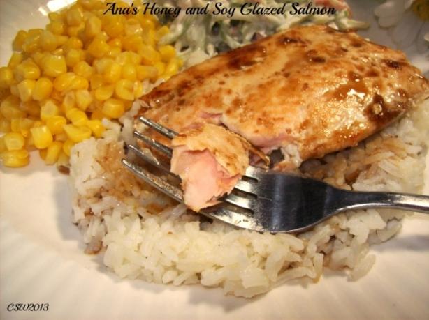Ana's Honey and Soy Glazed Salmon. Photo by Chef shapeweaver &copy;