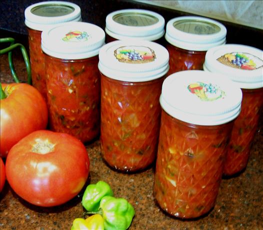 Canned the Summer in a  Salsa !. Photo by Rita~