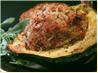 Southern Cornbread Dressing in Acorn Squash. Recipe by SusieQusie
