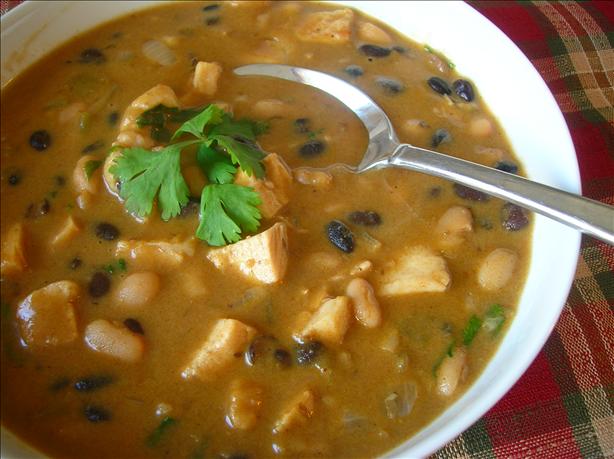 Black and White Bean Chicken Chili. Photo by Pam-I-Am