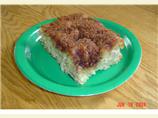 Rhubarb Coffee Cake. Photo by Donna M.