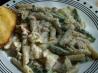 Salmon Penne With Basil Pesto Cream Sauce, Artichokes, and Asparagus. Recipe by By The Lake