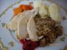 Roast Turkey and Bread Stuffing.