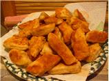 Rhea's Western Bread Fingers With Honey Lemon Dipping Sauce