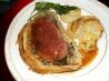 Beef  Wellington With Truffle Madeira Sauce. Recipe by The Flying Chef