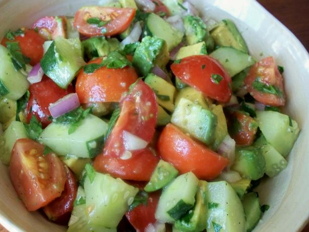 Cherry Tomato Avocado Salad. Photo by *Parsley*