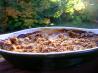 Peach Crumble Pie. Recipe by barefootmommawv
