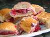 Baked Brie/Cranberry Bun Appetizers. Recipe by Bergy