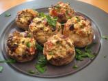 Mediterranean Stuffed Mushrooms
