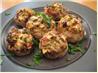Mediterranean Stuffed Mushrooms. Recipe by Engrossed