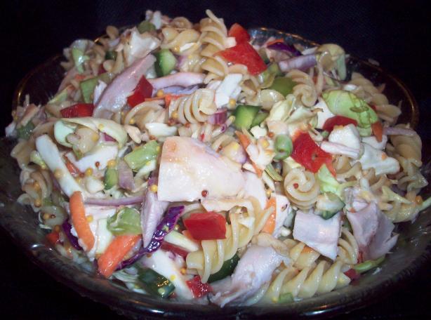 Chicken Coleslaw Pasta Salad. Photo by Tisme