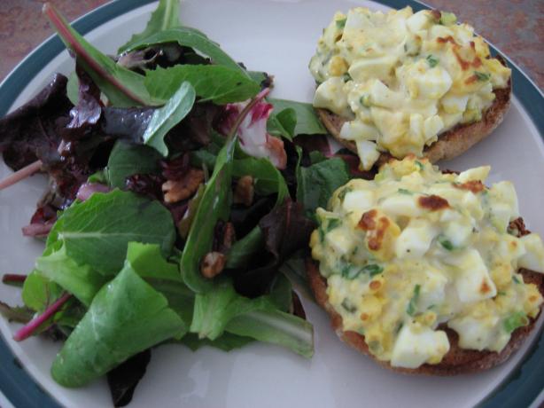Open-Faced Egg Salad Sandwiches. Photo by Hipfan