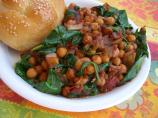 Tamarind-Spiced Chickpeas and Spinach