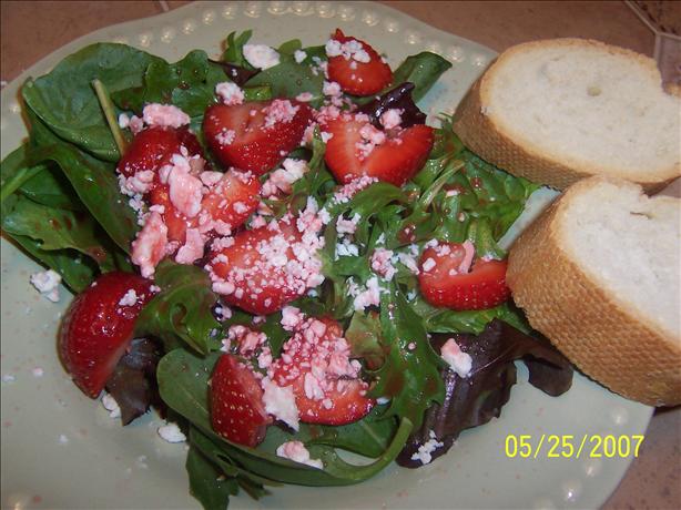 Strawberry and Stilton Salad. Photo by Mommy Diva