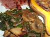 Onion, Mushroom and Spinach Saute (For Two)