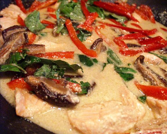 Thai Green Curry Salmon. Photo by FLKeysJen