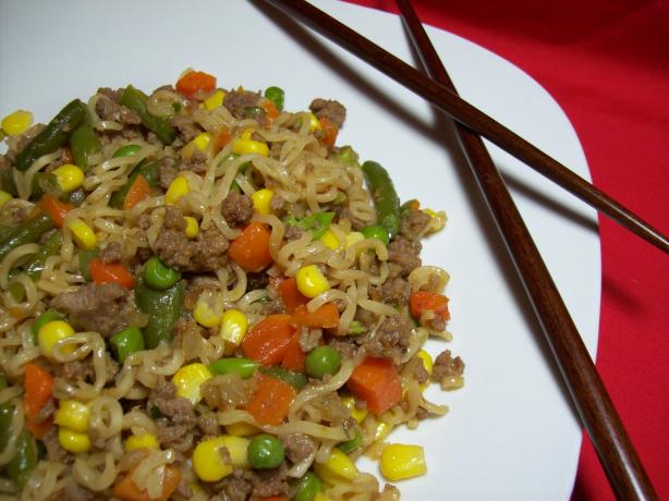 Hamburger Skillet Supper. Photo by Chef shapeweaver &copy;