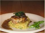 Quick and Easy Chicken Marsala With a Soft Creamy Polenta