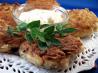 Fish Cakes With Herbed Sauce (German)