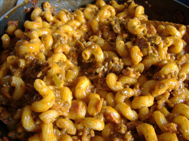 Bacon Cheeseburger (Stove-Top) Casserole. Photo by Tasty Tidbits