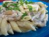 Penne Pasta With an Herbed Cream Sauce. Recipe by 2Bleu