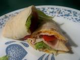 Warm Honey Turkey and Cheddar Wrap