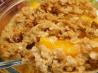 Quick Ginger Peach Cobbler. Recipe by dicentra