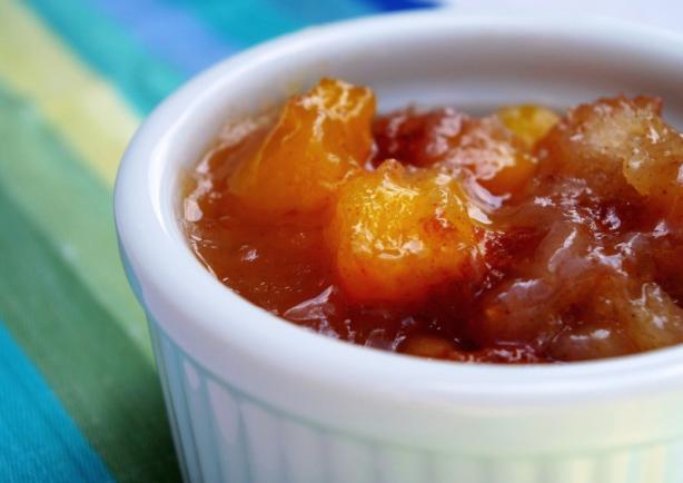 Fresh Peach Cobbler. Photo by AmandaInOz
