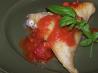 Calzones of Tomato, Mozzarella and Basil. Recipe by 2Bleu
