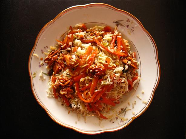 Pelow Shirin - Festive Persian Rice Dish. Photo by GalicioBocharit