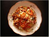 Pelow Shirin - Festive Persian Rice Dish. Photo by GalicioBocharit