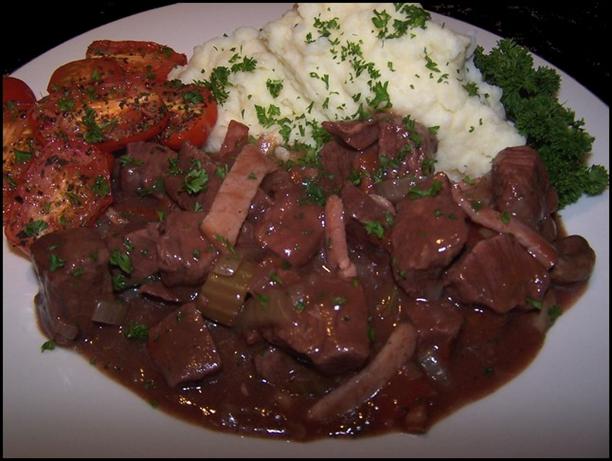 Slow Cooked Beef in Red Wine. Photo by **Jubes**