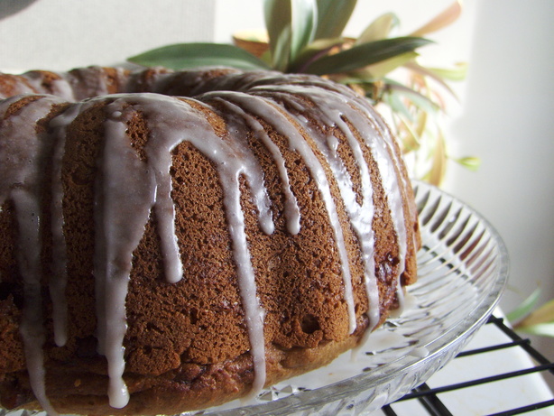 Old Fashioned Sour Cream Coffee Cake With Apple-Nut Filling. Photo by woodland hues