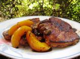 Pork Chops With Brandied Peaches