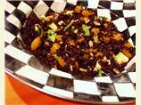 Chinese Black Rice Orange and Avocado Salad