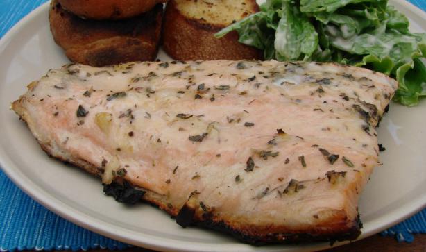 Springtime Grilled Salmon. Photo by Boomette