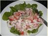 Tomato, Prawn and Spinach Salad (Low Gi). Recipe by Syrinx