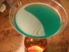 Mexican Blue Martini. Recipe by Galley Wench