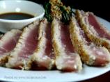 Sesame Crusted Tuna With Japanese Dipping Sauce