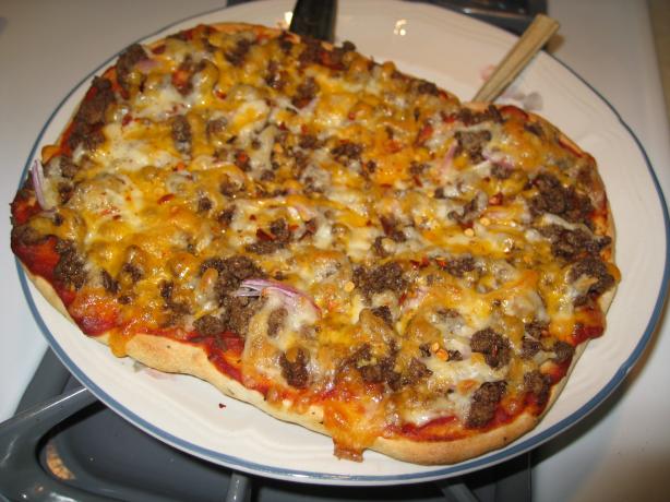 Beer Pizza Crust. Photo by KellyMae
