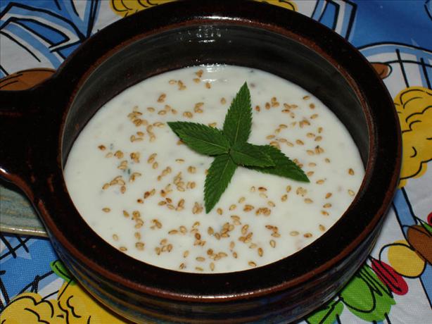 Sesame Yogurt Sauce. Photo by Midwest Maven