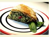 Fresh Spinach & Basil Pie