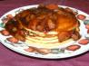 Polenta Pancakes With Warm Berry Sauce
