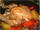 Pot-Roasted Chicken With Sweet and Sour Sauce