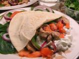 Spicy Pork Tenderloin Pitas
