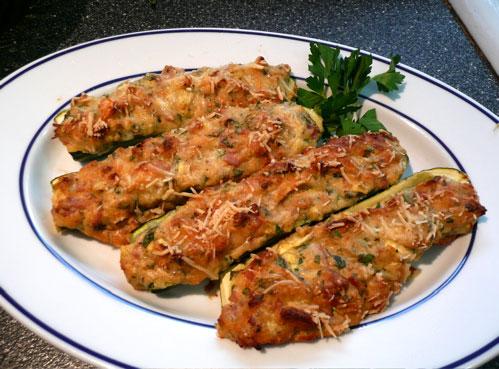 Stuffed Zucchini - Zucchini Ripieni. Photo by Mikekey